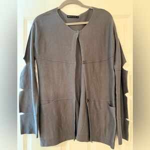 Mathildur Gray Women's Cardigan